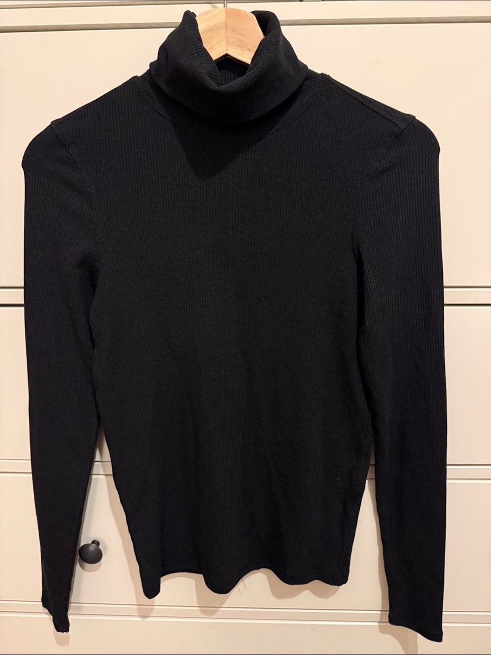 Prana Black Ribbed Turtleneck